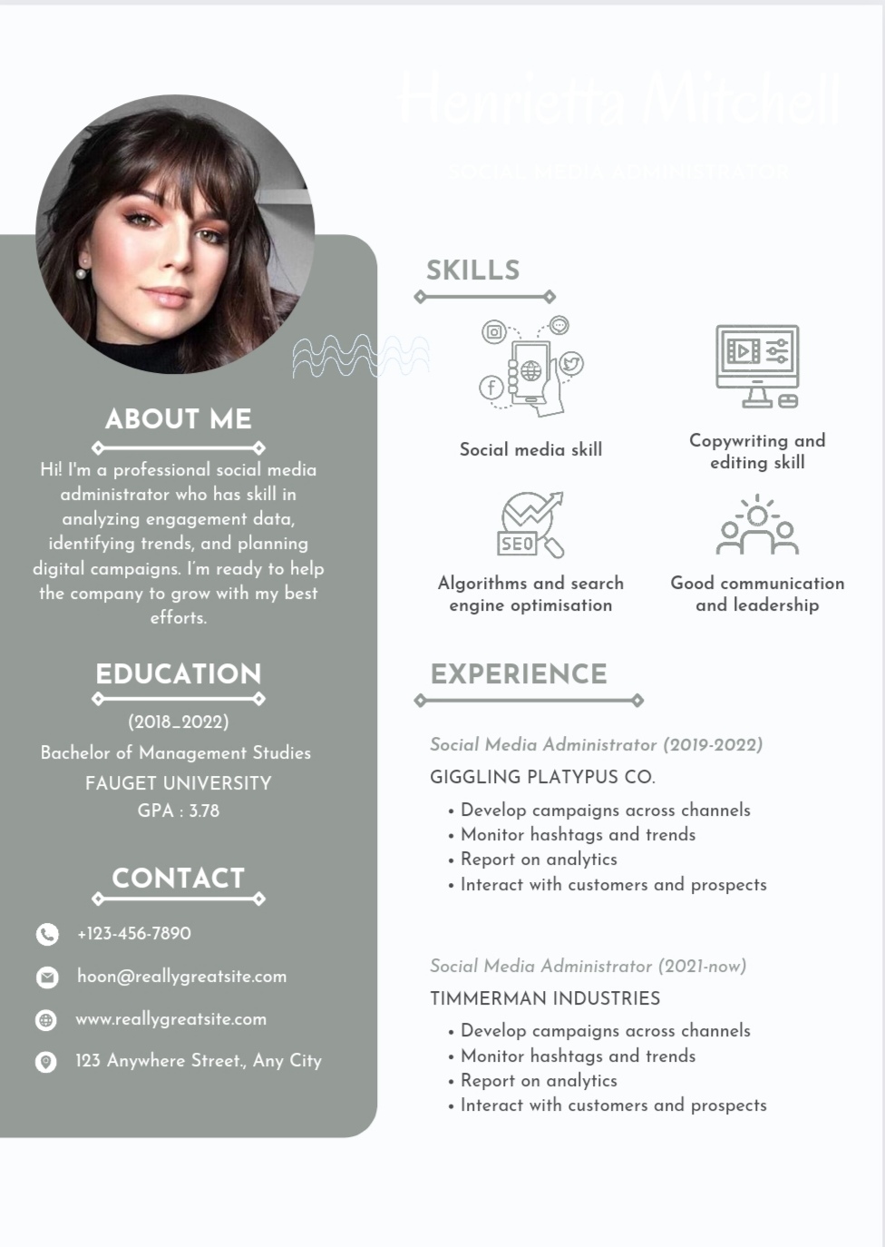 CV Design